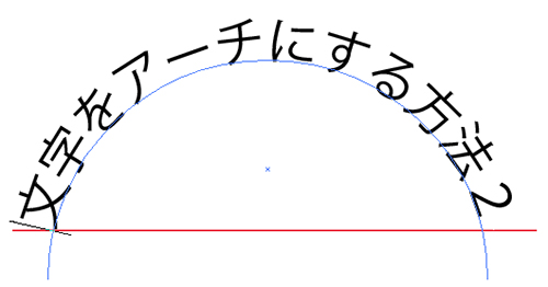 アーチを水平にする方法1