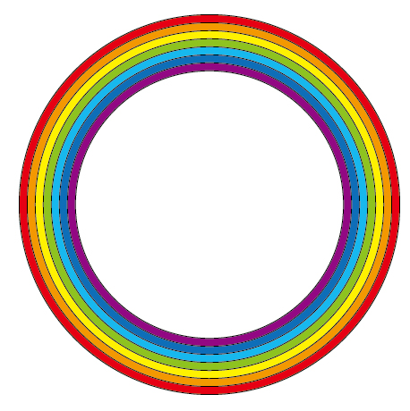 虹の円